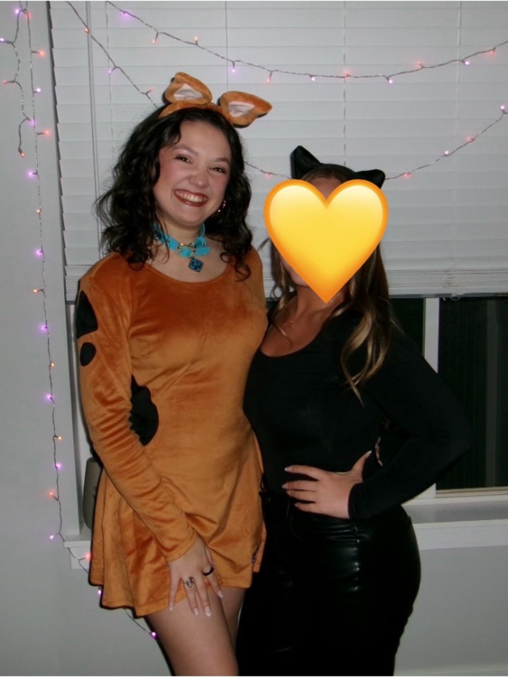 Scooby Doo Costume Dress with Ears, Tail, and Collar